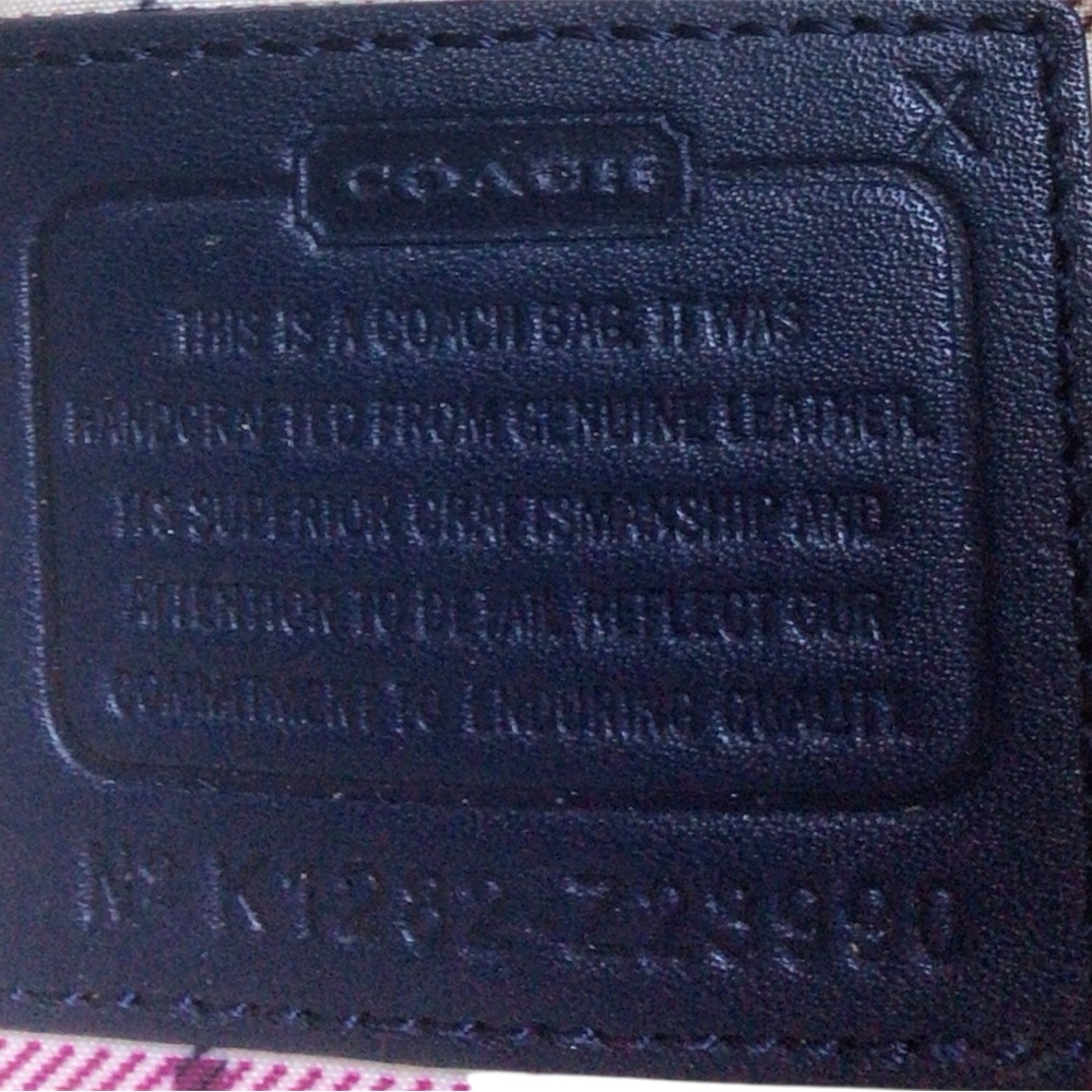 EUC Womens Coach Cobalt Blue Satchel - Picture 5 of 8